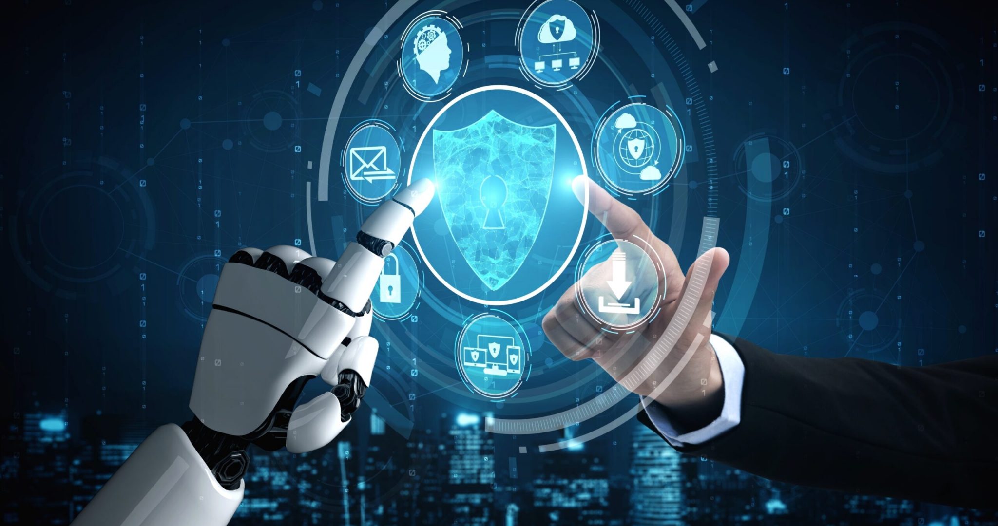 Futuristic,Robot,Artificial,Intelligence,Enlightening,Ai,Technology,Development,And,Machine