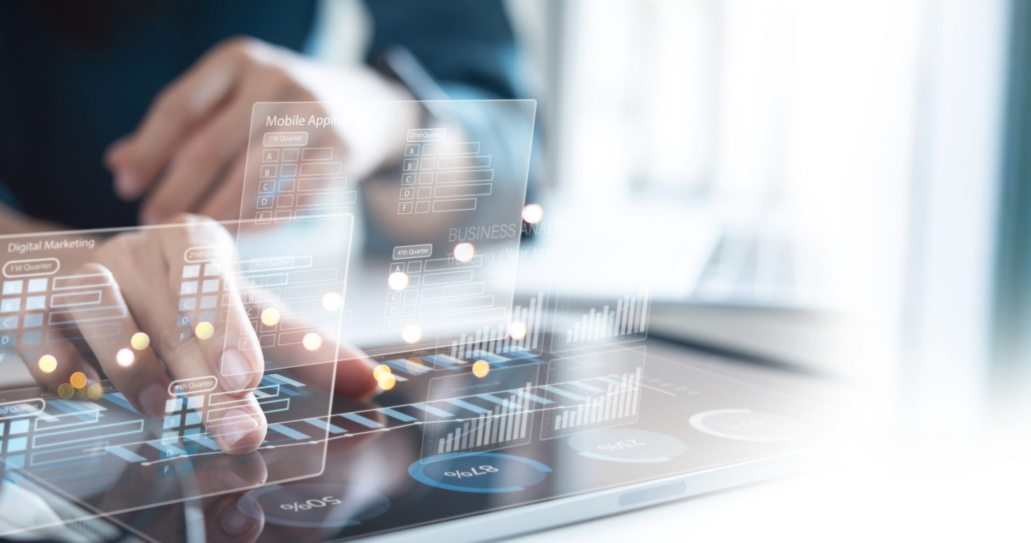 Market,Research,,Business,Analysis.,Businessman,Using,Digital,Tablet,Analyzing,Digital